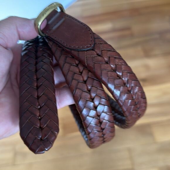 Coach woven leather belt - Picture 2 of 6